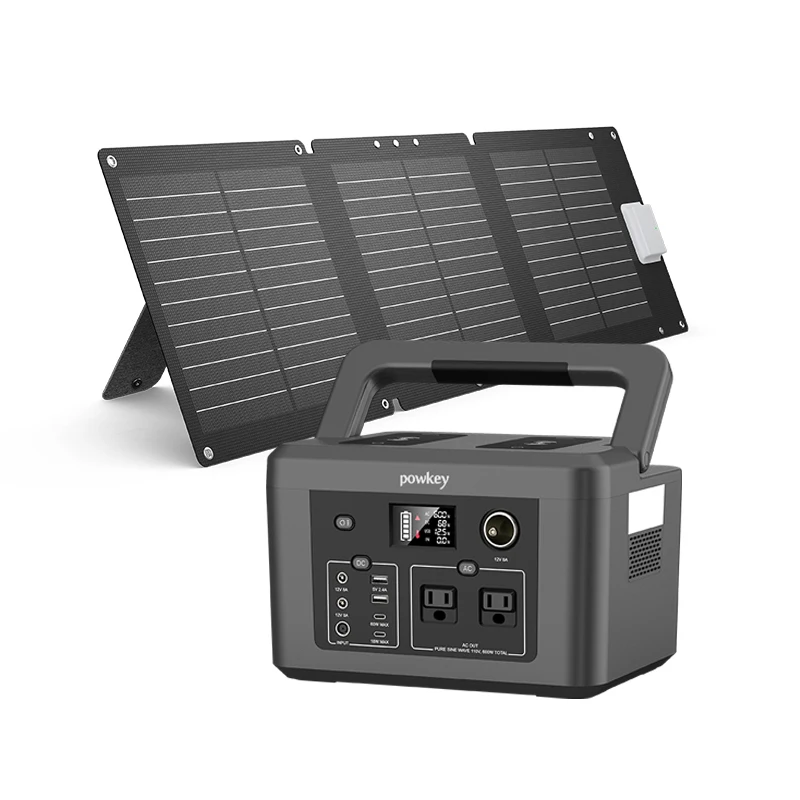 Литиевая батарея DV AC USB 500WH 600 Вт портативный солнечный генератор для дома Открытый Кемпинг