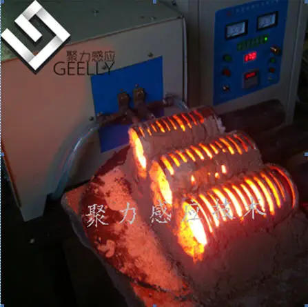 HIgh frequency induction heater IGBT Heating for knife quenching Round Bar Rod Hot Forging Machine