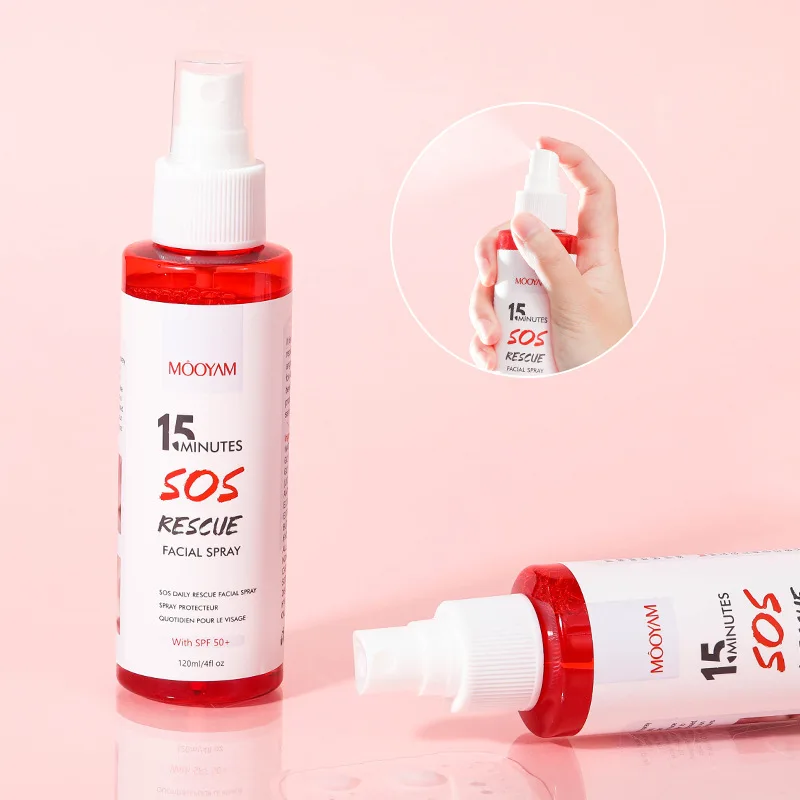 Mooyam 15 Minutes SOS Rescue Facial Spray Repair Facial Redness Essence Soothing Intensive Rescue Serum Facial Spray