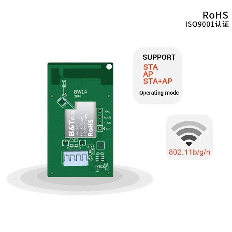 RTL8710BX UART WiFi wireless module AT command support MQTT BW14 module