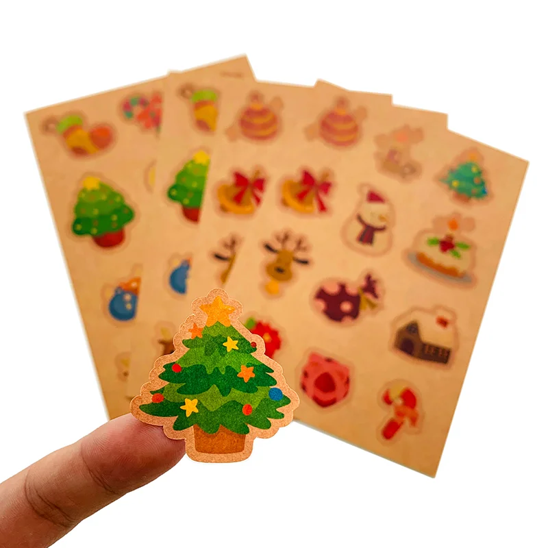 Custom A4 A5 A6 Size Adhesive Foil Planner Stickers, Gold Foil  Kiss Cut Sticker Sheet Printing