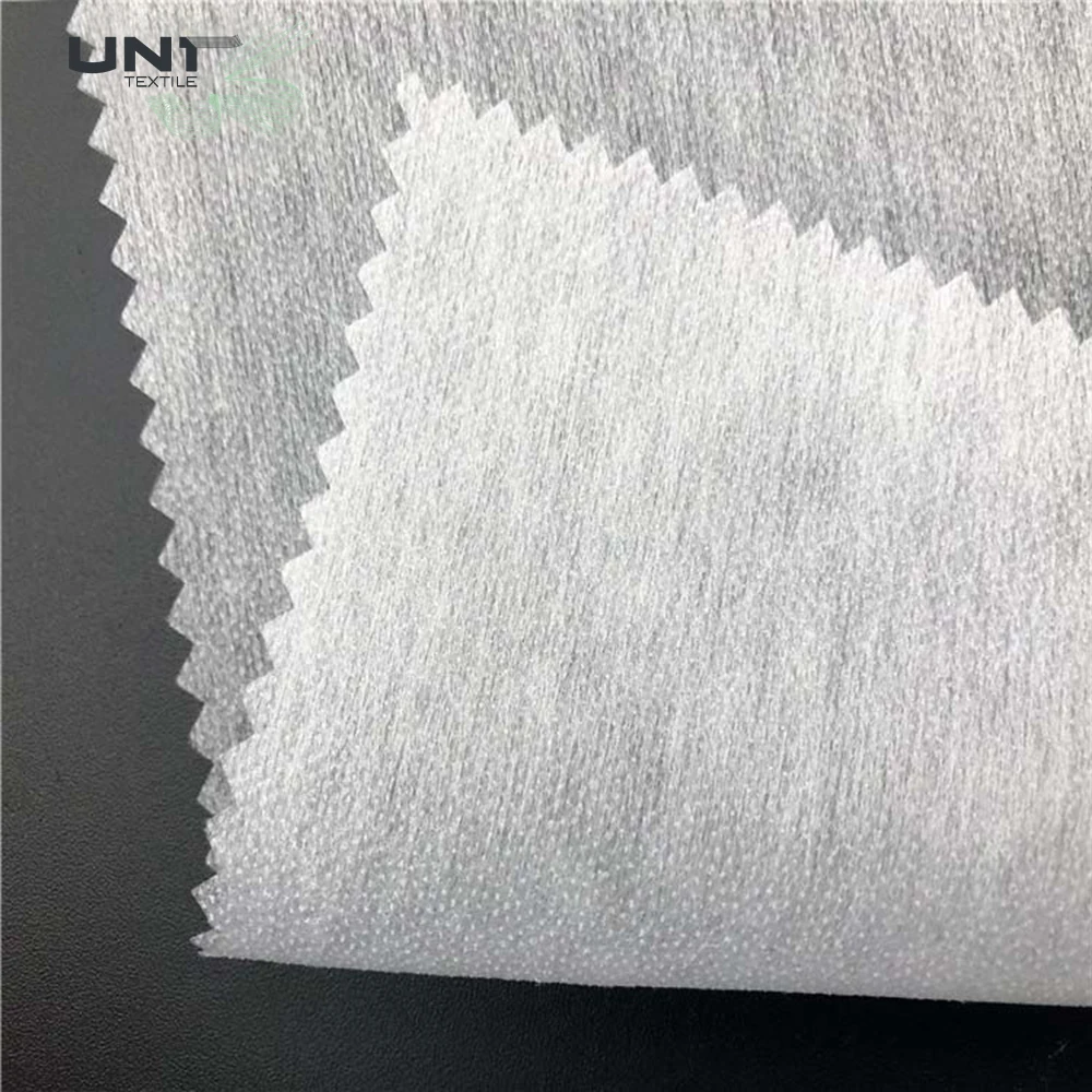 Eco-friendly degradable 1025HF 1035HF 1040HF 1050HF 1070HF Gum Stay Polyester Nonwoven non-woven Fusible fuse Interlining Fabric