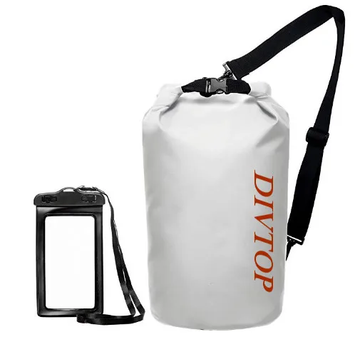 DIVTOP  Roll Top Dry Compression Sack Keeps Gear Dry for Kayaking, Beach, Rafting, Boating, Hiking, Camping Waterproof Dry Bag.