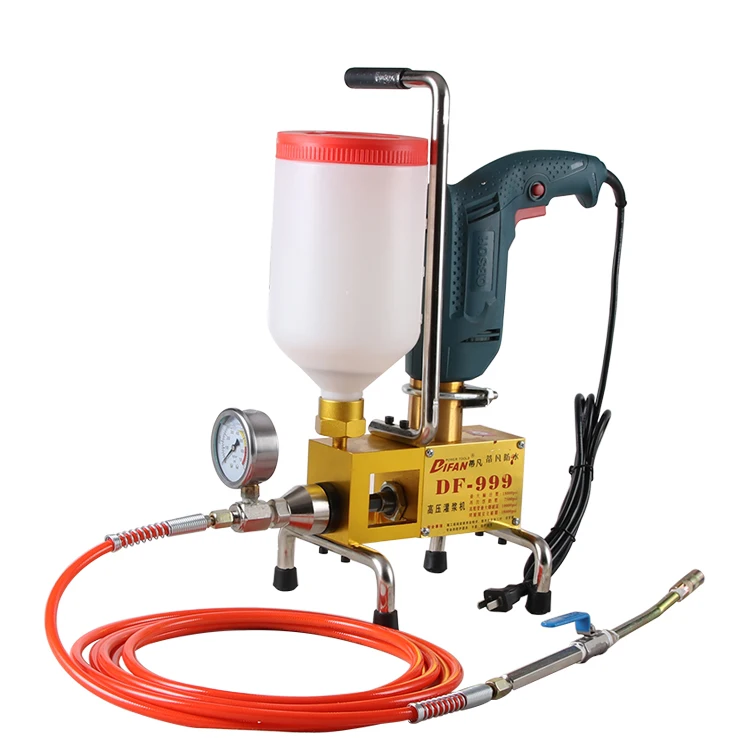 Construction Works Waterproofing Injection Mortar Grouting Machine Price High-pressure Perfusion Machine Household, Construction