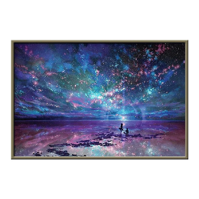 Milky Way Bolivia landscape diamond painting kids set 40x50