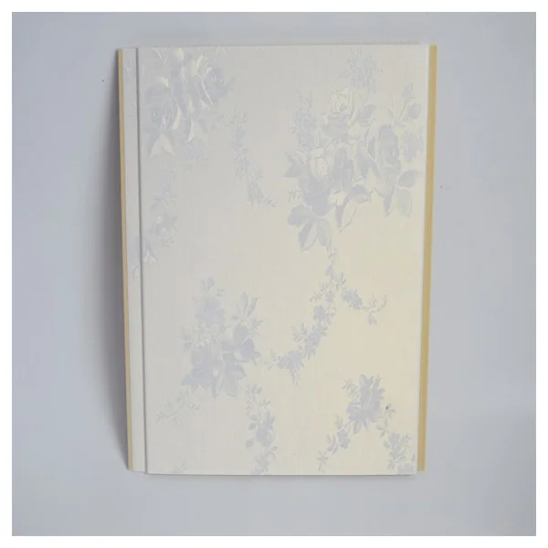 ПВХ настенная панель с золотым узором, водонепроницаемая гипсокартон