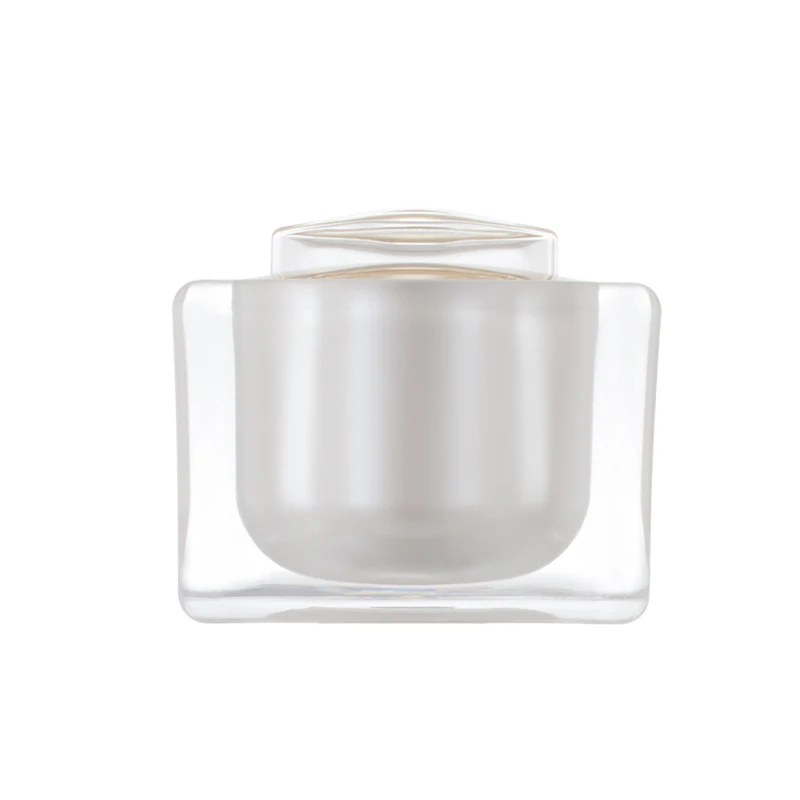 15g 30g 50g sample empty crystal Square cream jars Packaging bottle Acrylic Plastic eye cream jar