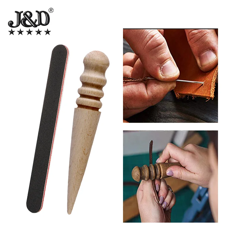 Design No.15 Leather tools kit DIY tool Entry level hand sewing set Diamond leather craft tools kit 44 pcs