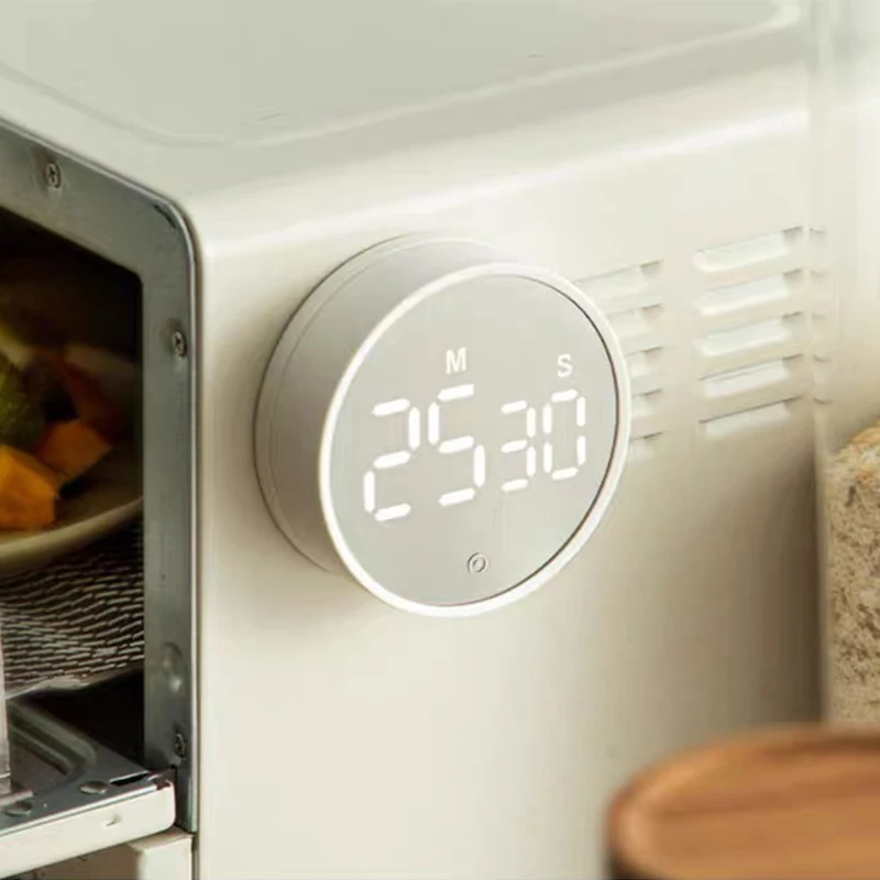 SHIMOYAMA Simple Designed White Magnetic Digital Electronic Kitchen Cooking Timer For Home