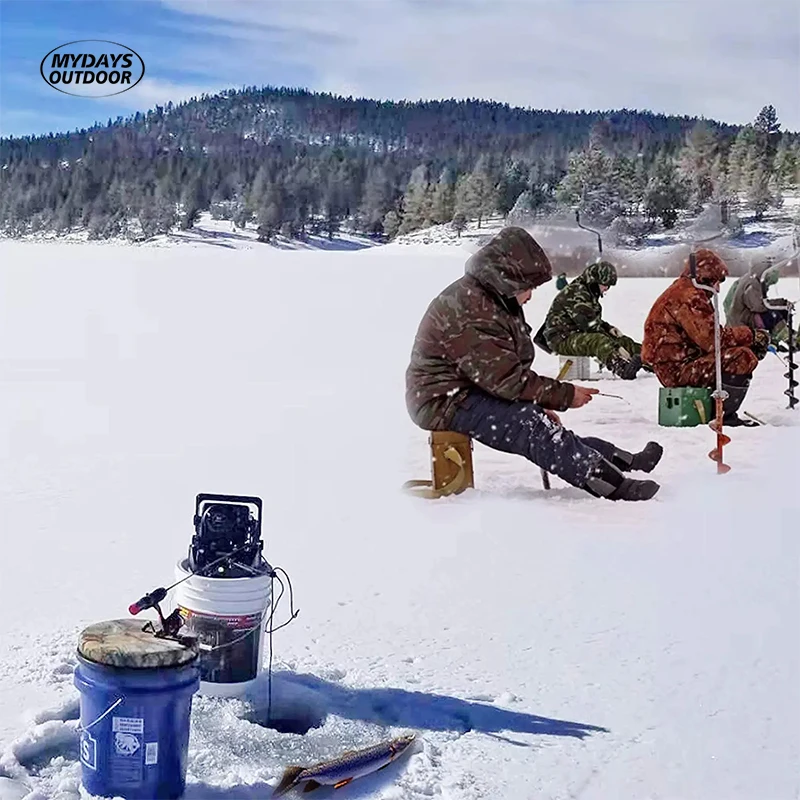 Mydays Outdoor Comfortable Water-Resistant 360-Degree Swivel 5 Gallon Bucket Lid Seat for Hunting Fishing Gardening Camping