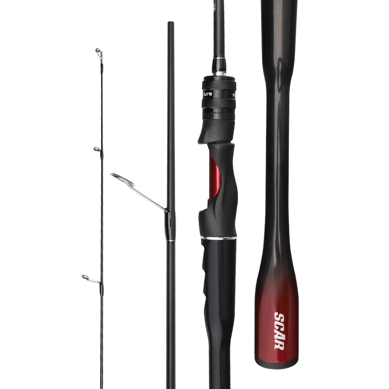 TAIGEK 1.65m 1.8m 2.1m 2.4m spinning casting Medium Power rods 5-20g 6-12LB Lure sea bass carp fishing rod
