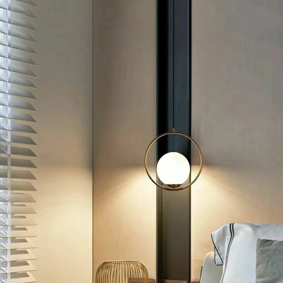 Single head double head Glass Ball Decoration LED Pendant Lights