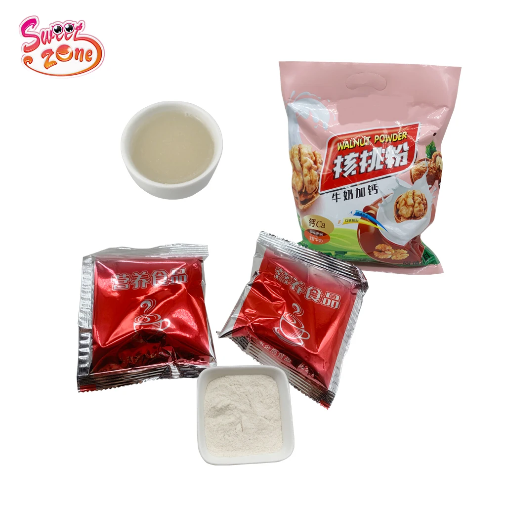 Wholesale tasty Walnut powder milk flavor drink & beverage instant nut powder for milk tea ingredients