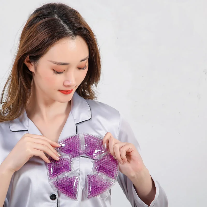 
Reusable freezer Cold Breast Therapy Pack/nipple Cool Gel Pad/breast Cold beads cooling pad 