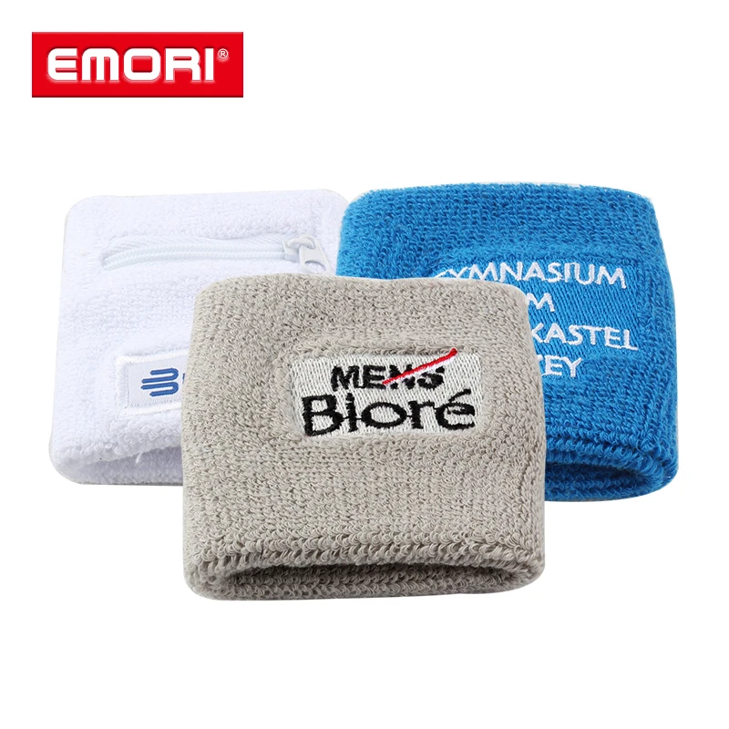 Promotional Skin-friendly Soft Cotton Outdoor Sport Sweatbands with Logo