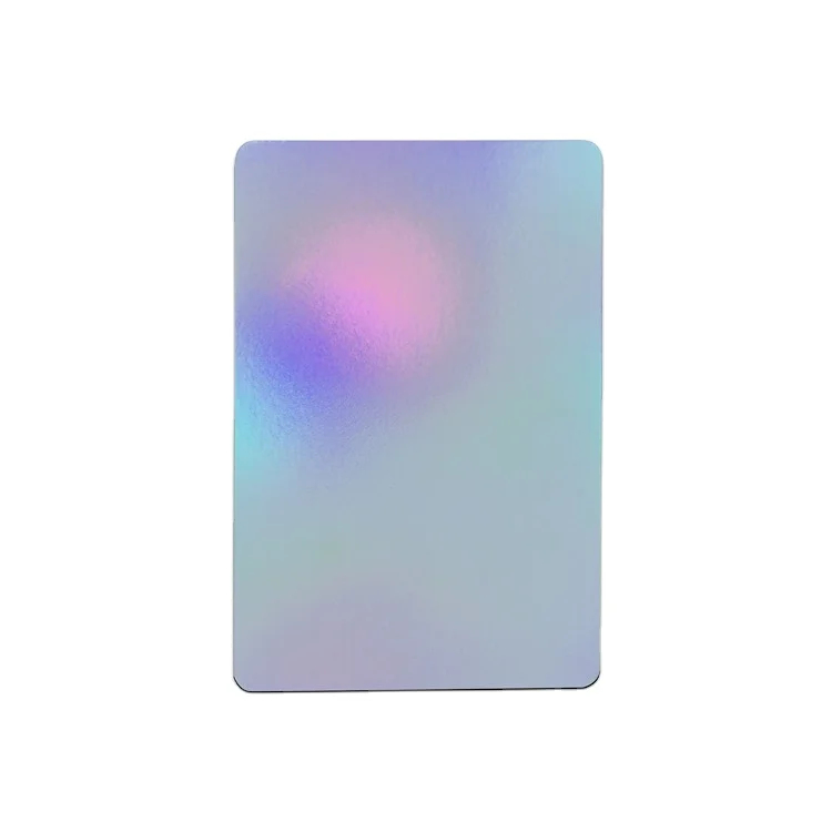 NFC Business Card RFID PVC Access Control Card Printable Hologram Laser PVC NFC Card with Rainbow effect