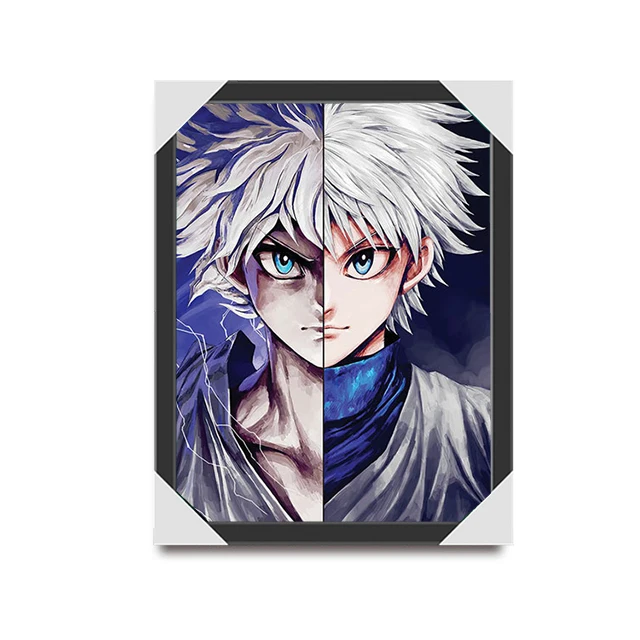  3D светящаяся печать аниме плакат Hunter x с тройным переходом картины Flip настенные художественные принты Настенный