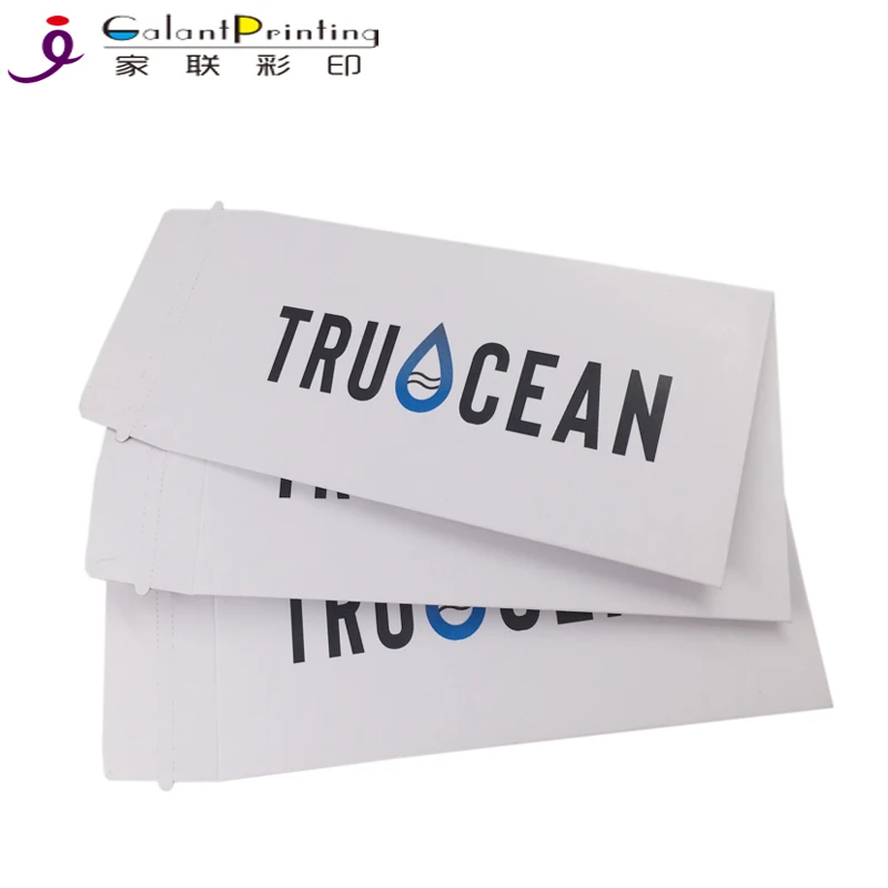 Custom Printing Logo A4/A5 Size Rigid Kraft Folder CD/DVD White Thick Envelope Cardboard Cardboard Envelopes