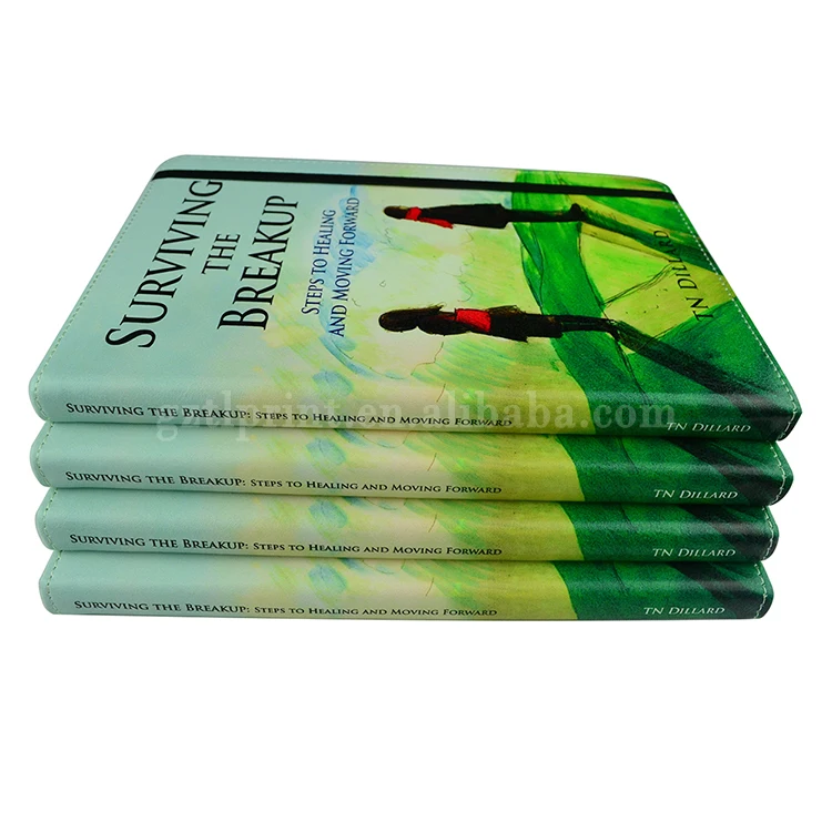 Customized High Quality PU Leather Notebook Printing With Elastic Band