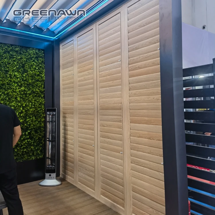 Customized window shutters interior aluminum wooden COLOR adjustable louver shutter window shutters interior window