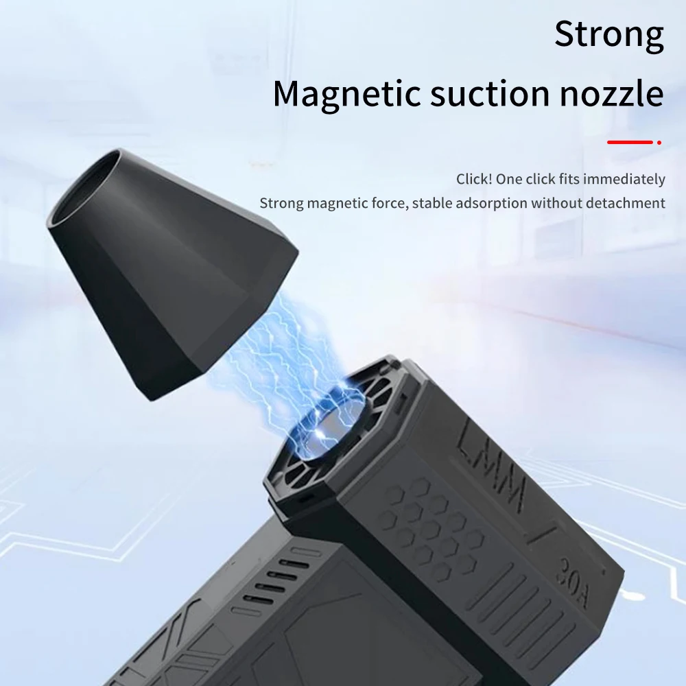 Powerful Blower with High Speed Duct Fan Low voltage violent hair dryer 130000 rpm high-speed brushless motor duct fan