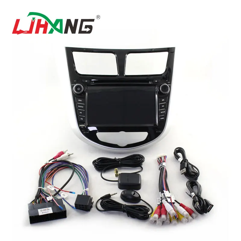 LJHANG PX5 android 12 4+64G car dvd player for HYUNDAI VERNA/ACCENT/SOLARIS 2011-2012 radio multimedia stereo gps navigation