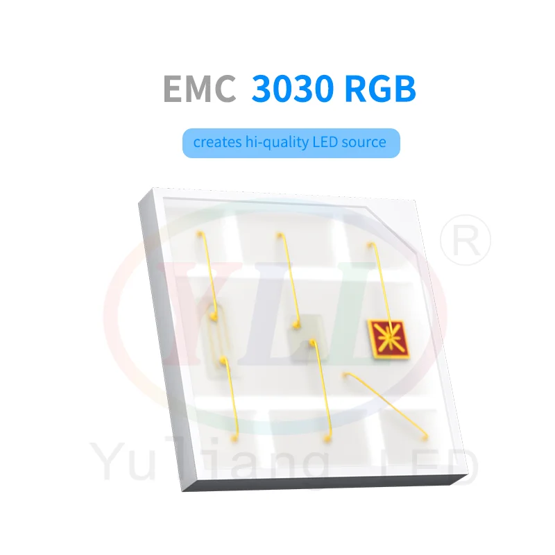 Супер яркость EMC 3030 RGB 1 5 Вт smd светодиод для наружного освещения прожектор декоративный светильник Настенный Омыватель света