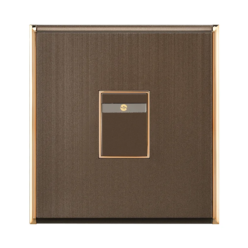 The factory produces PC material 2 sets 1-way wall switches for hotels and horizontal living rooms