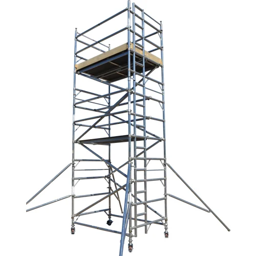 New design mobile aluminium tubu Flexible Wheel Scaffold Aluminium Layher Mobile Tower