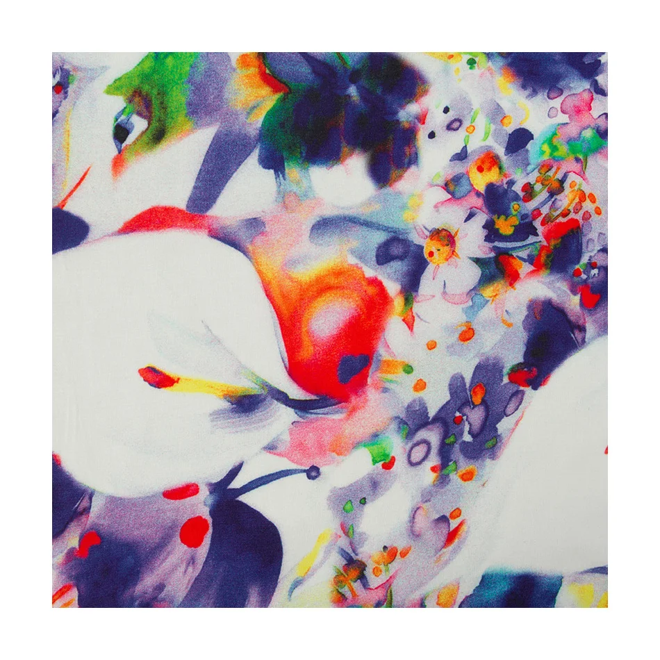 High quality 30S/45S/60S woven rayon digital print, dress blouse halter top fabric