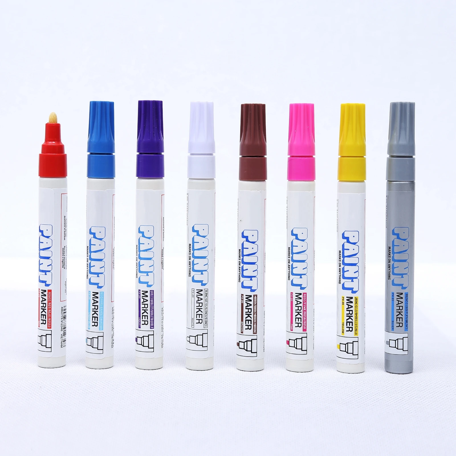 Oil Based Paint Pen Medium Point Silver Color Paint Marker Pen