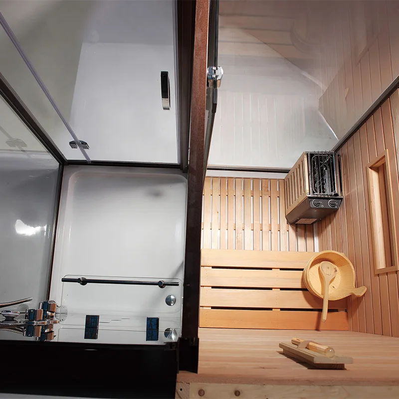 Hotel steam bath computerized steam bathroom shower room shower cabin with steam function