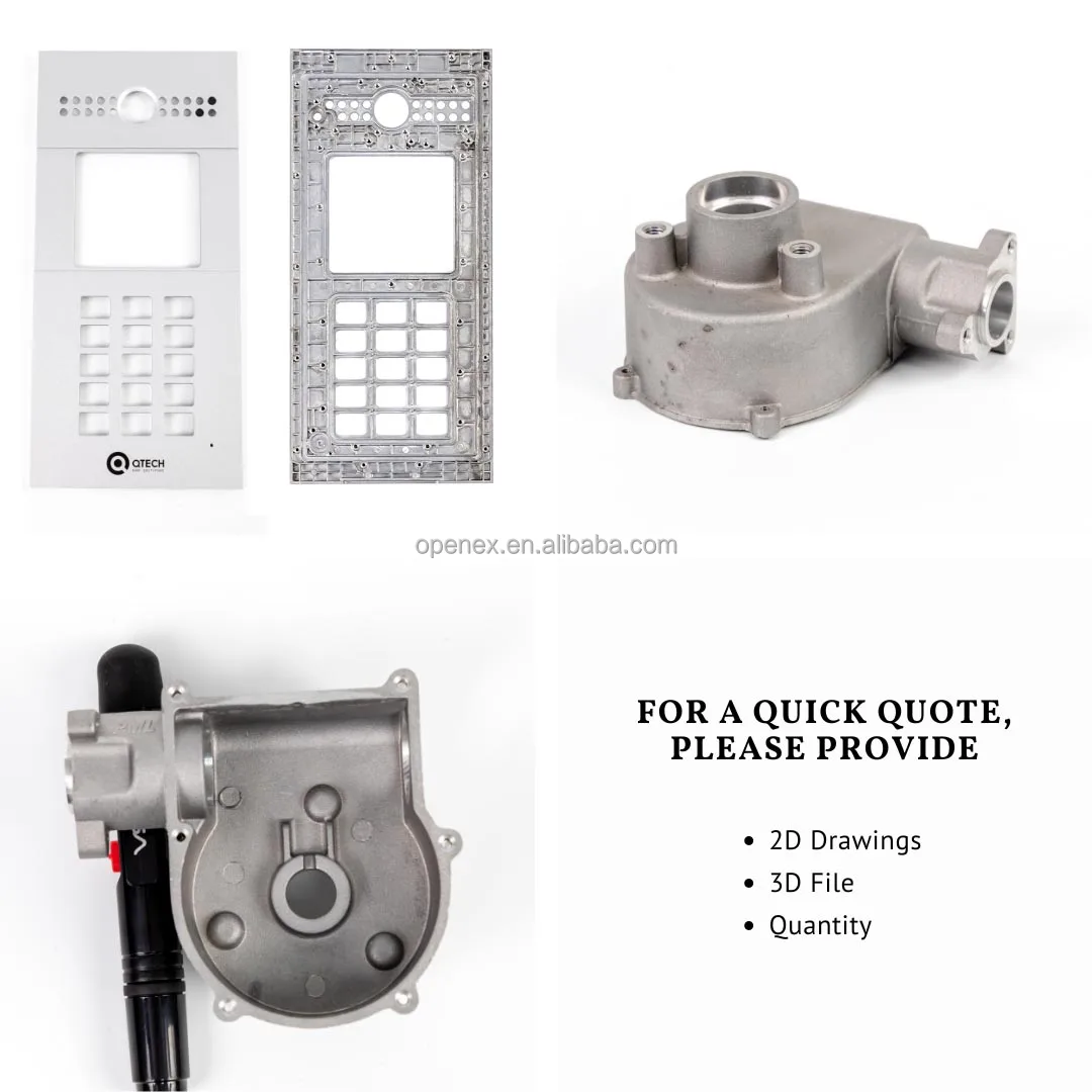 OEM Service ADC12 A360 High Pressure Alloy Die Casting Precision Custom Large Aluminum Machinery Housing