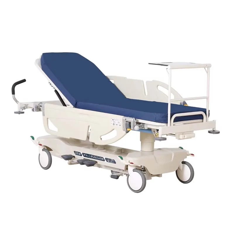 Medical Deluxe hydraulic patient transport cart Type A4 use at Hospital transport to Patient Room