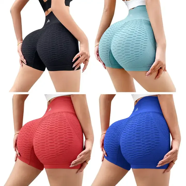 Yoga Clothing Women Sport Gym High Waist Push Up for Ladies Shorts Leggings Fitness Seamless Hip Lift Tight Sportswear