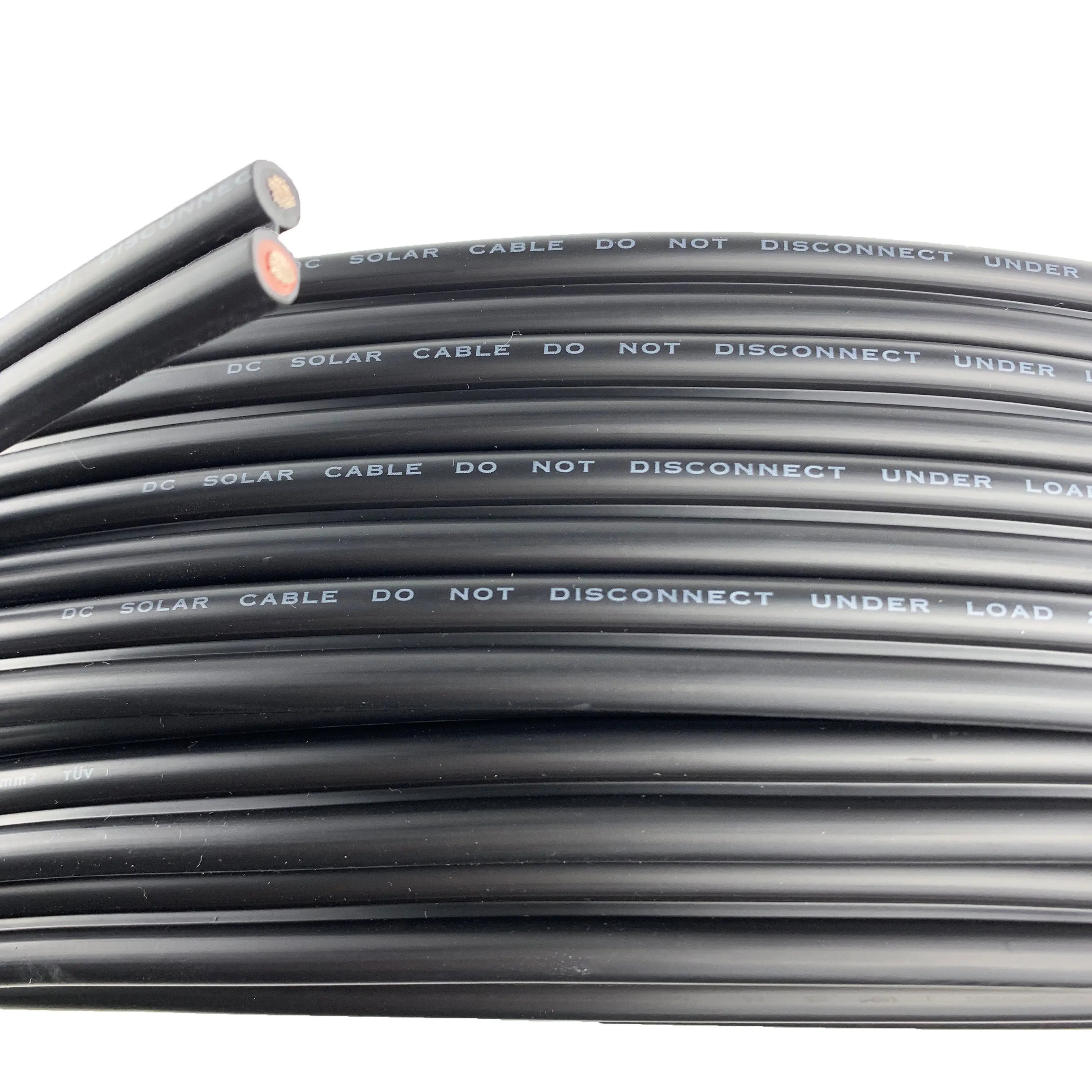 CE Approval PV-1F Solar Power Cables Copper Wire 2.5mm2 4mm2 6mm2 PV Solar Power Station Cable