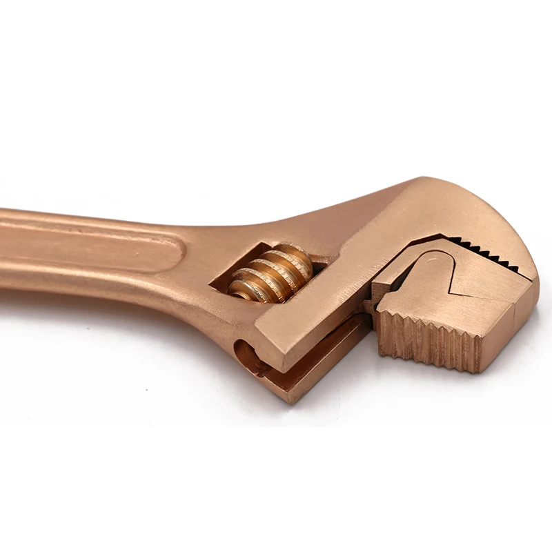 
WEDO ATEX Non-Sparking Adjustable Wrench Aluminium Bronze or Beryllium Copper BAM/FM/GS/ISO/OHSAS Certificate 