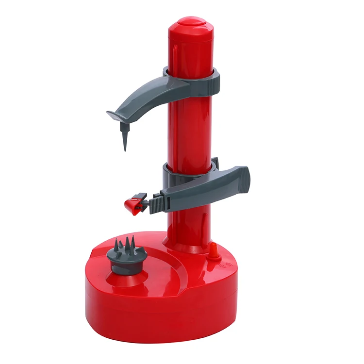 Electric Peeler for Vegetable, Fruit Peeler Kitchen Tool with 3 Blades Automatic Stainless Steel Potato Peeling Machine/