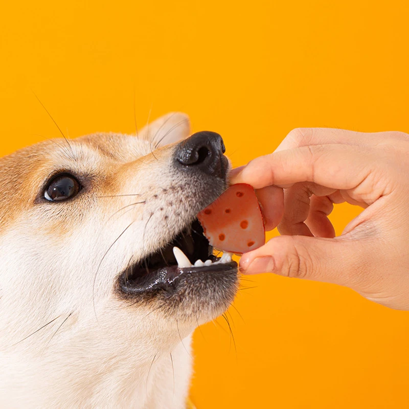 Low price hot selling high quality dog treats chicken cheese calcium nutrition dog snacks chicken cheese cube