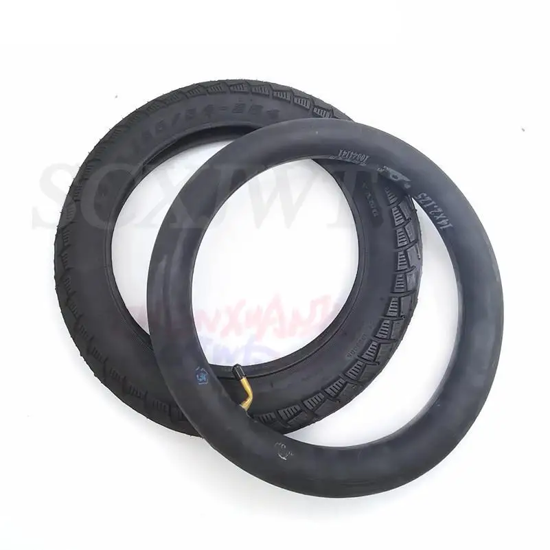 14x2.125 54-254 14Inch 14x2.125 Tires outer Tyres and inner tube with 0 valve for folging Bicycle Gas Electric Scooters E-bike