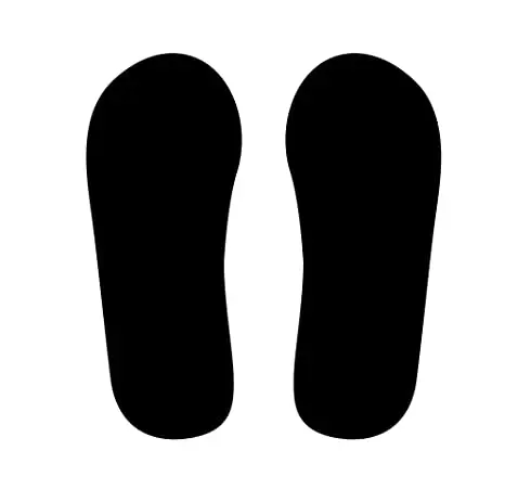 Wholesale Custom Tanning Keep Feet Clean EVA Disposable Sticky Feet For Spray Tanning