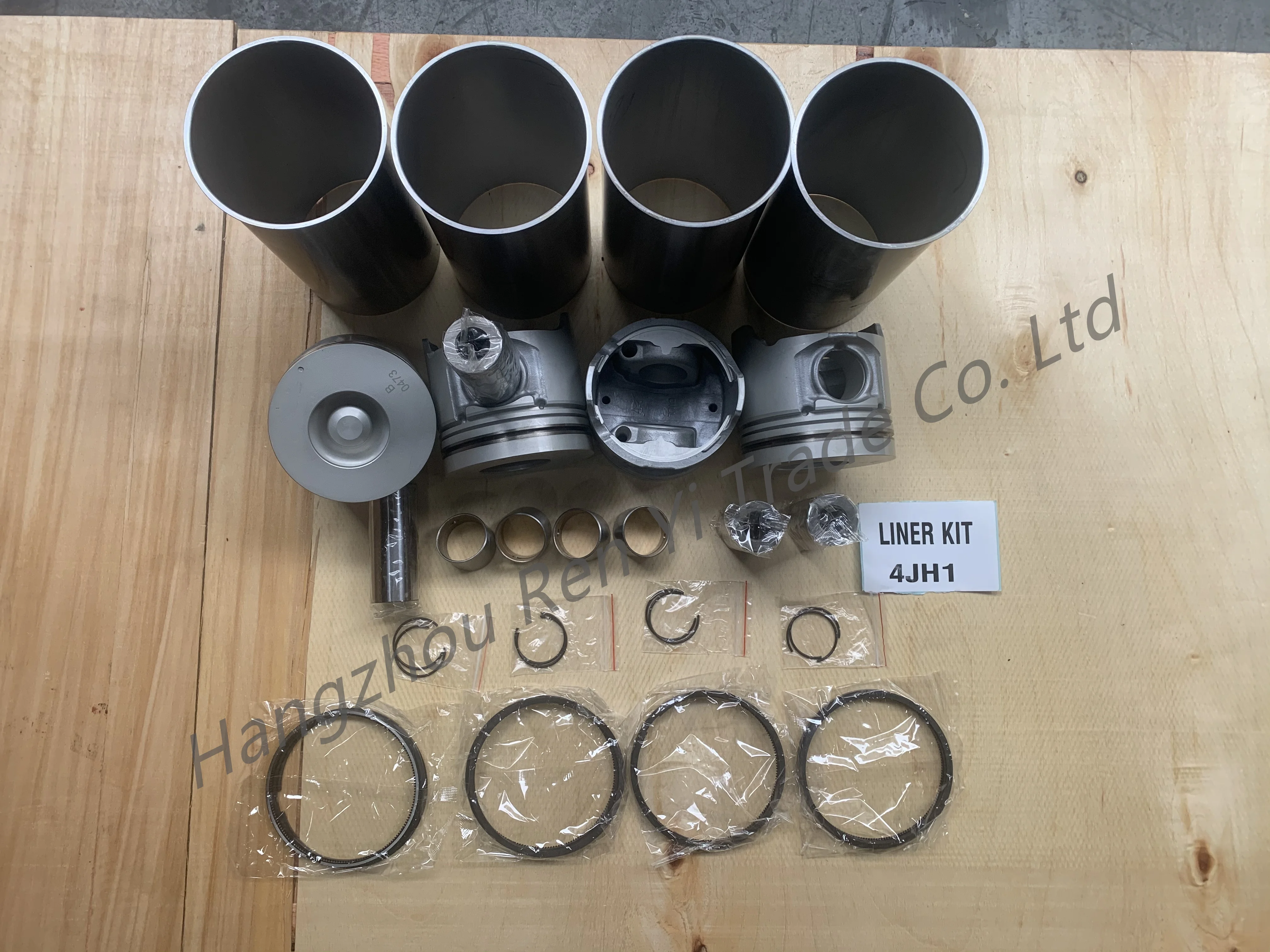 4JH1 4JH1-T комплект гильз двигателя гильзы цилиндра поршень для ISUZU