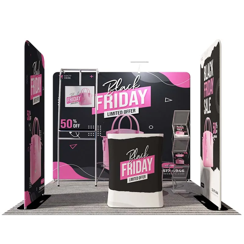 Trade Show Booth And Aluminum Exhibition Booth Perfect For Showcasing Your Products -
