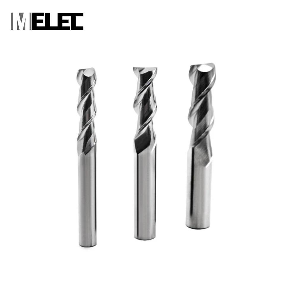 Фреза из твердого сплава с 2 канавками MELEC aluminium hrc55 D20 * 45 100 мм