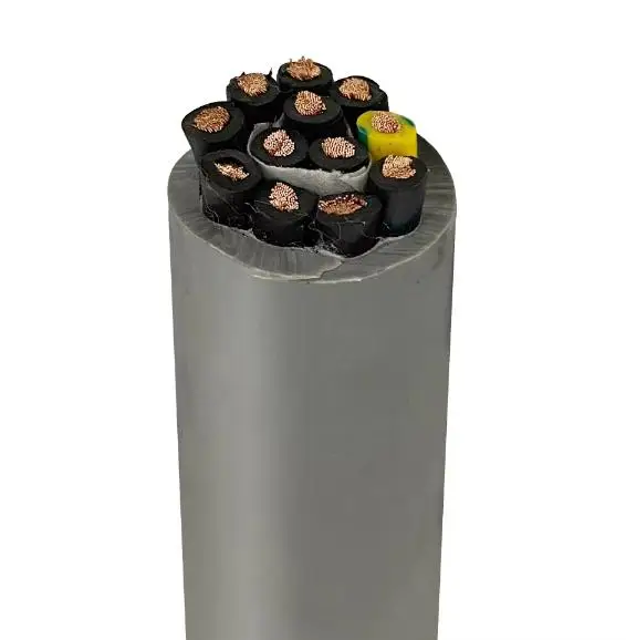 Flame Retardant Flexible Copper Core Pvc Insulation And Sheathed 450/750v ZR KVVRP Control Cable