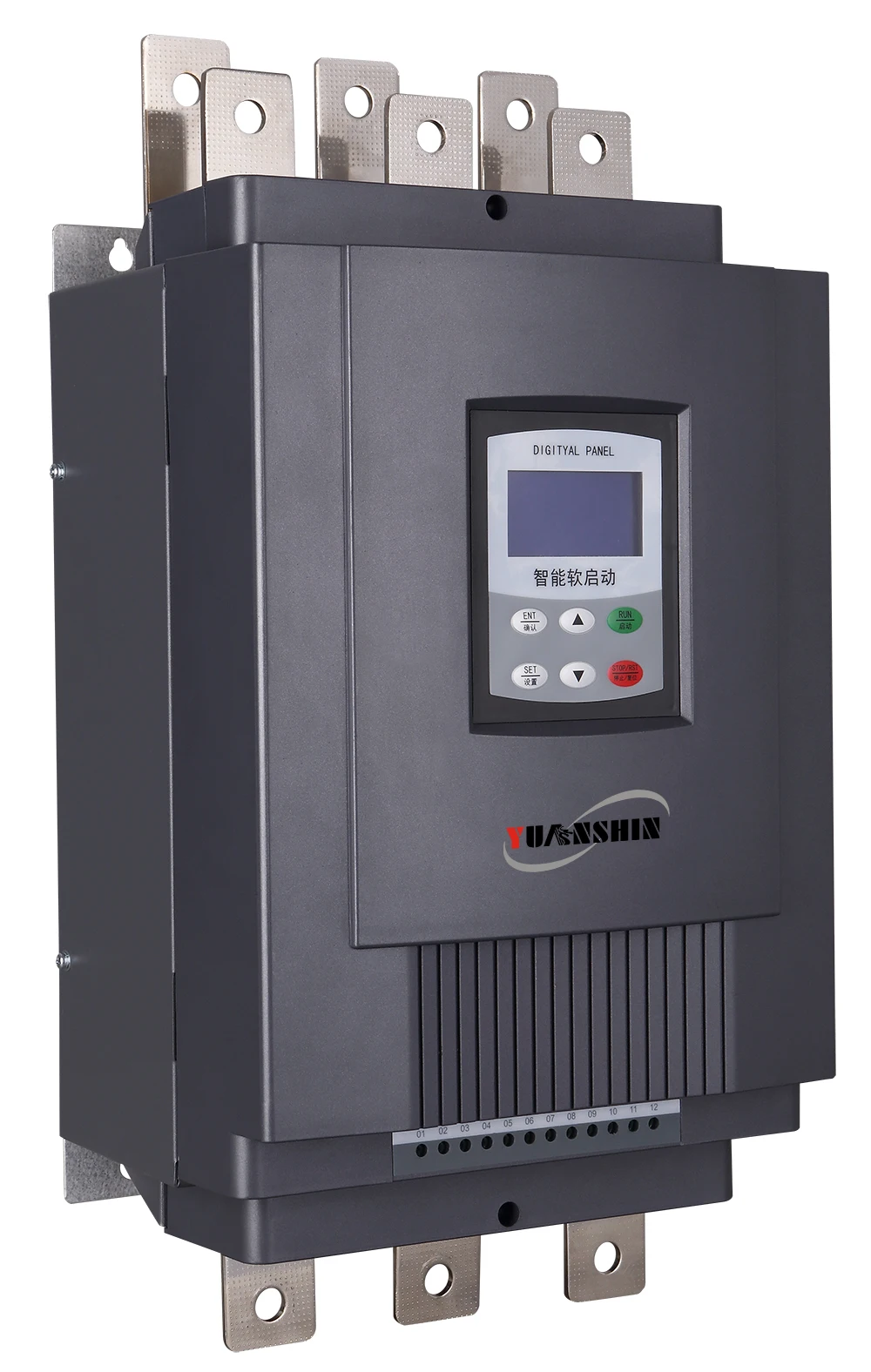 MODBUS LCD 3 phase motor soft starter bypass soft starter