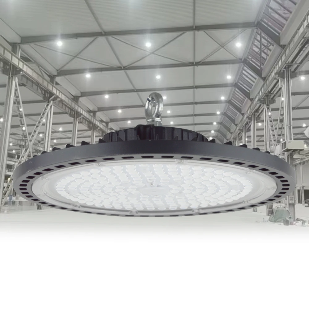 Светодиодные подвесные светильники Ufo для высоких промышленных помещений, фабричная линейная Подвесная лампа Ip66, светодиодный подвесной светильник для высоких промышленных помещений, водонепроницаемый, 100 Вт, 150 Вт, 200 Вт, 10 алюминий, IP65