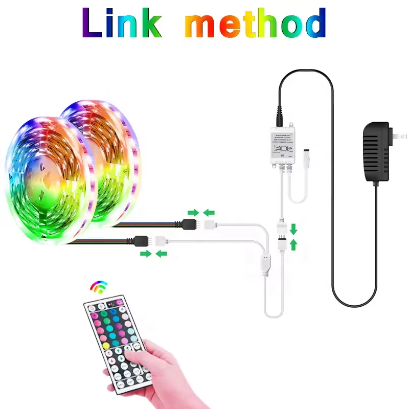 2835 RGB Led strip light 12V 60led/M flexible Waterproof IP65/Non-waterproof IP44 led lamp