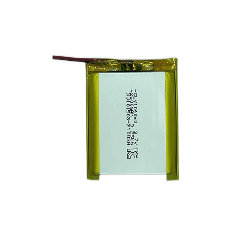 Hot Sale Rechargeable Oem Li Ion 104050 Lithium Ion 2500mah 3.7v Lithium Polymer Lipo Battery