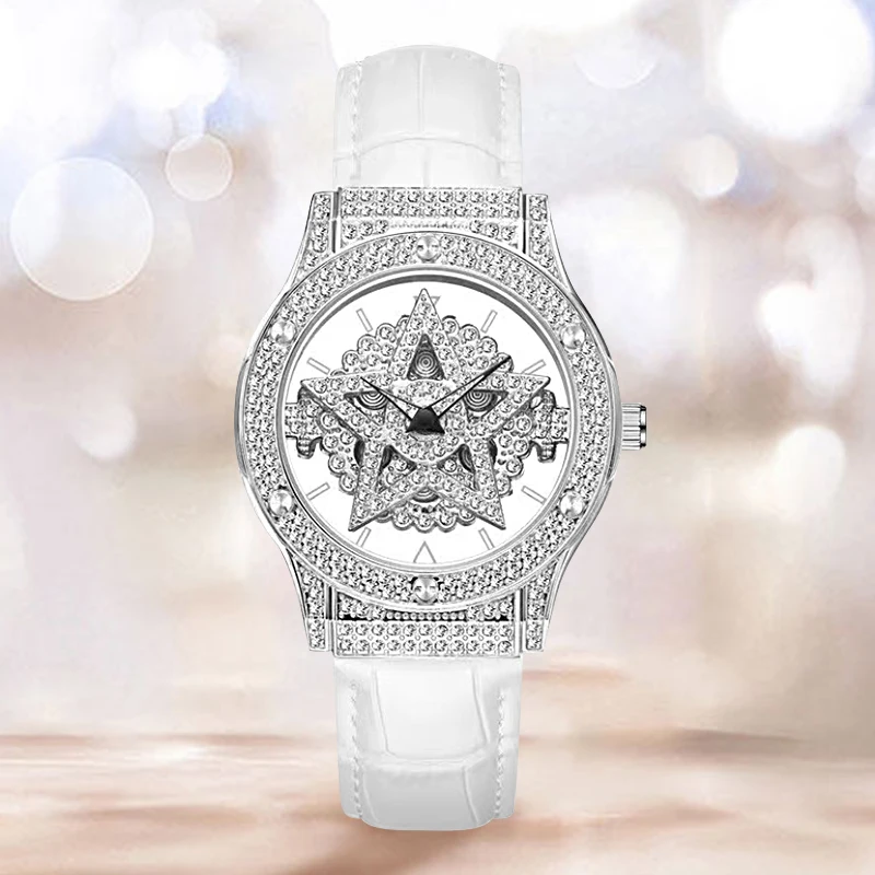 2023 womens watch quartz Rhinestone  waterproof quartz watch women  hot selling watch fashion